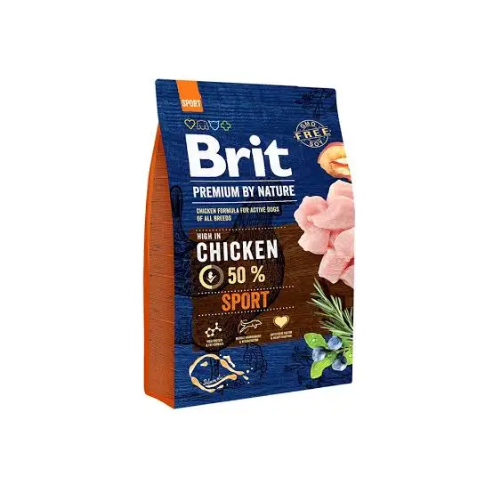 غذای خشک سگ  مدل اسپورت  با طعم مرغ بریت Brit