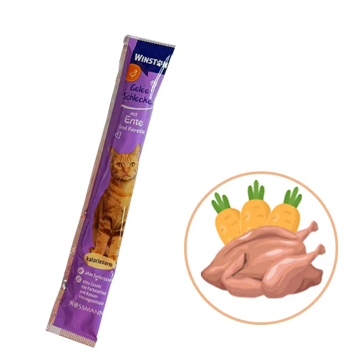 بستنی گربه با طعم اردک و هویج برند وینستون