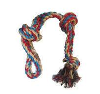 طناب بازی 3 گره برای سگ ها