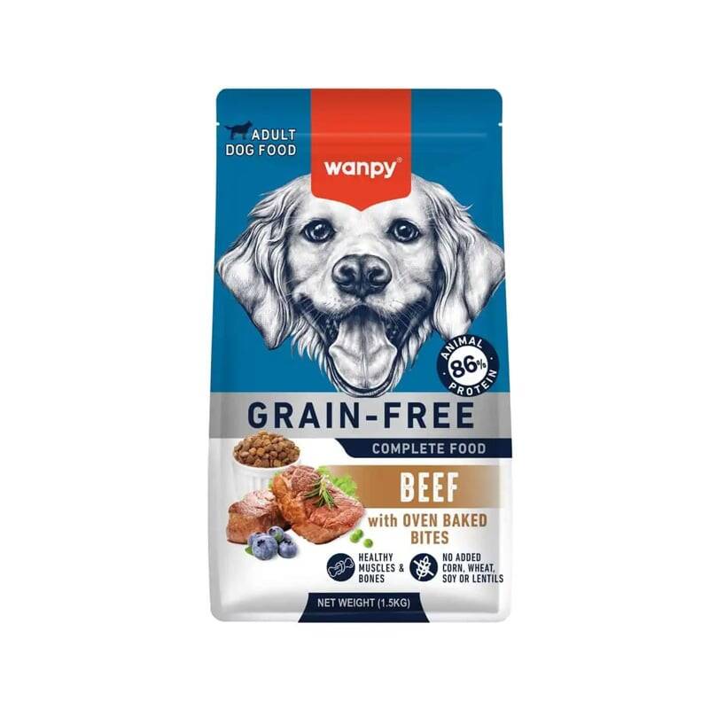 غذای خشک ونپی سگ بالغ گوشت بلوبری