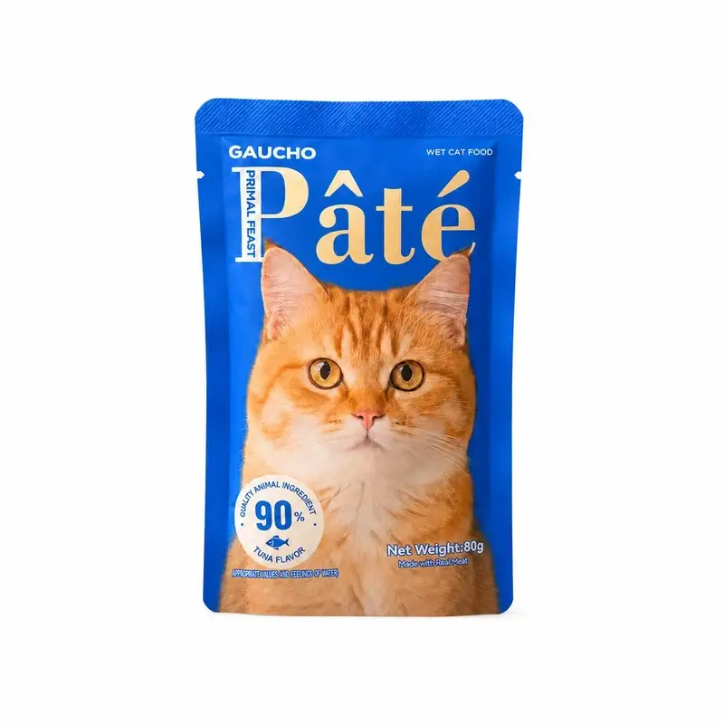 پوچ گربه بالغ گائوچو مدل Primal Feast طعم ماهی تن