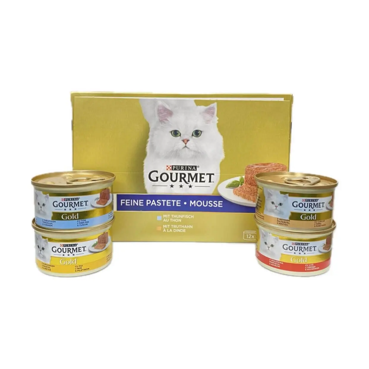 گورمت گلد با طعم قلوه برند پورینا