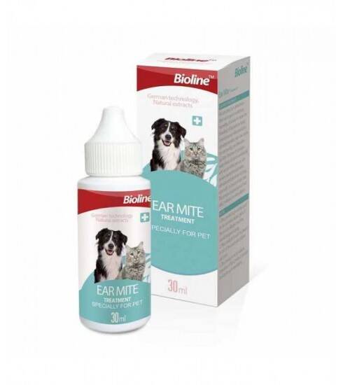 قطره جرب گوش سگ و گربه بایولاین