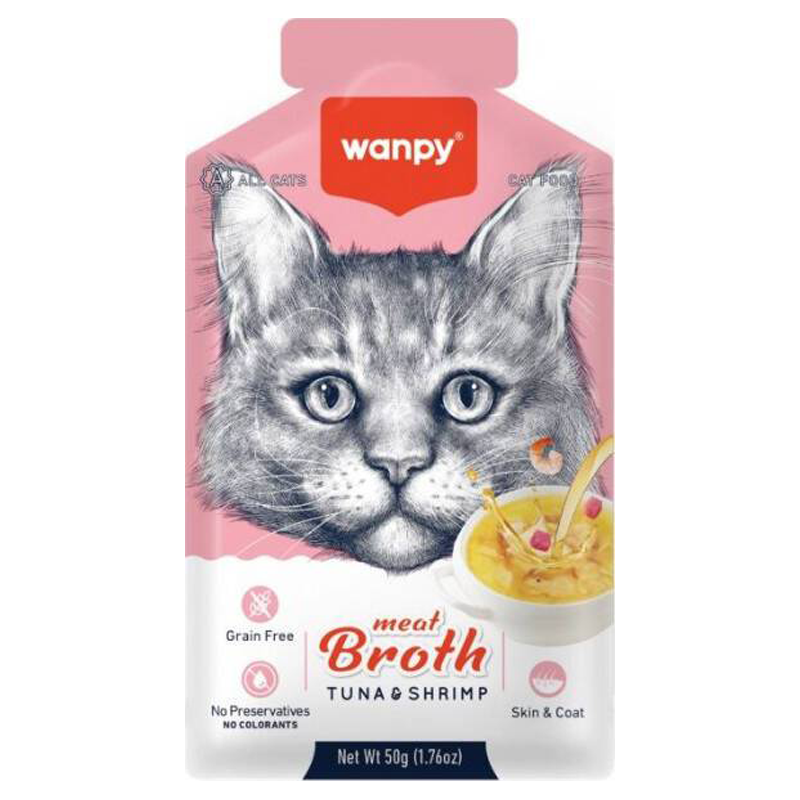 سوپ گربه با طعم ماهی تن و میگو برند ونپی