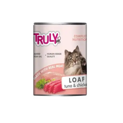 کنسرو گربه مرغ و ماهی تن برند ترولی