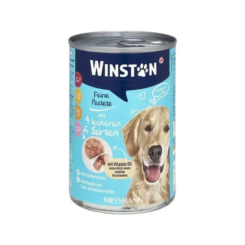 کنسرو سگ  چهار طعم برند winston وینستون