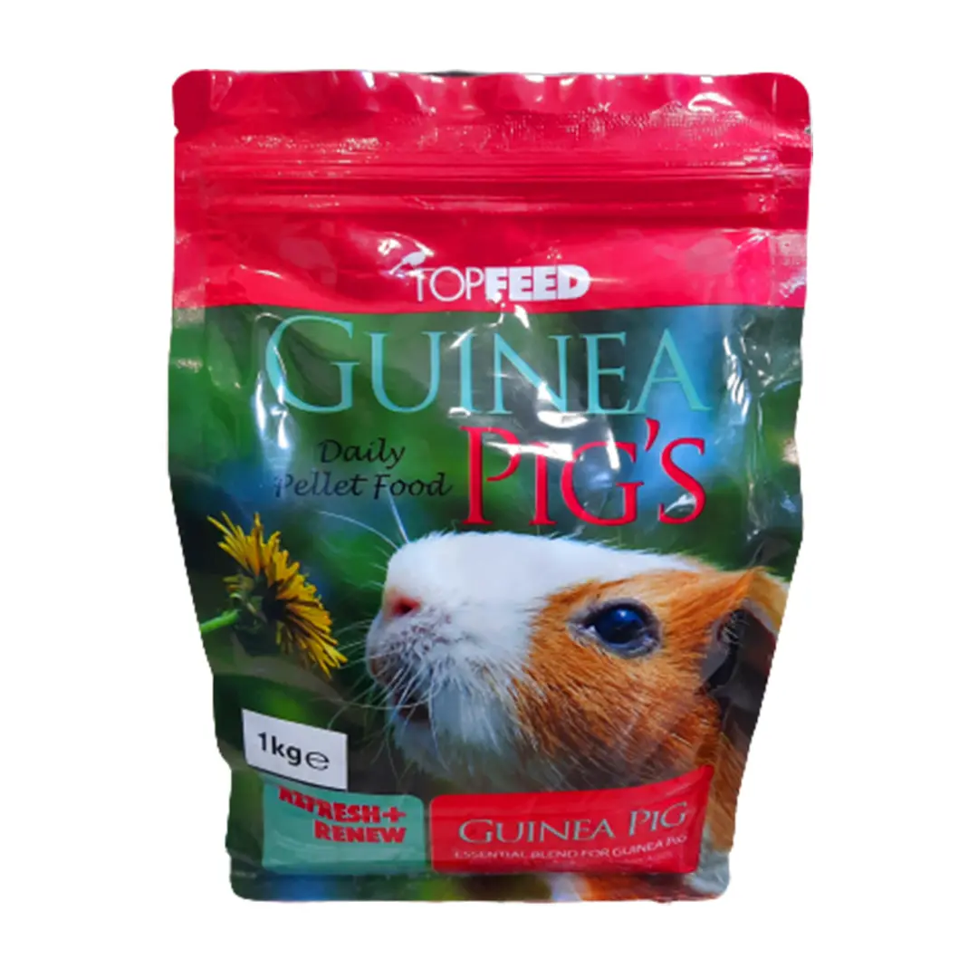 خوراک پلت خوکچه هندی برند تاپ فید