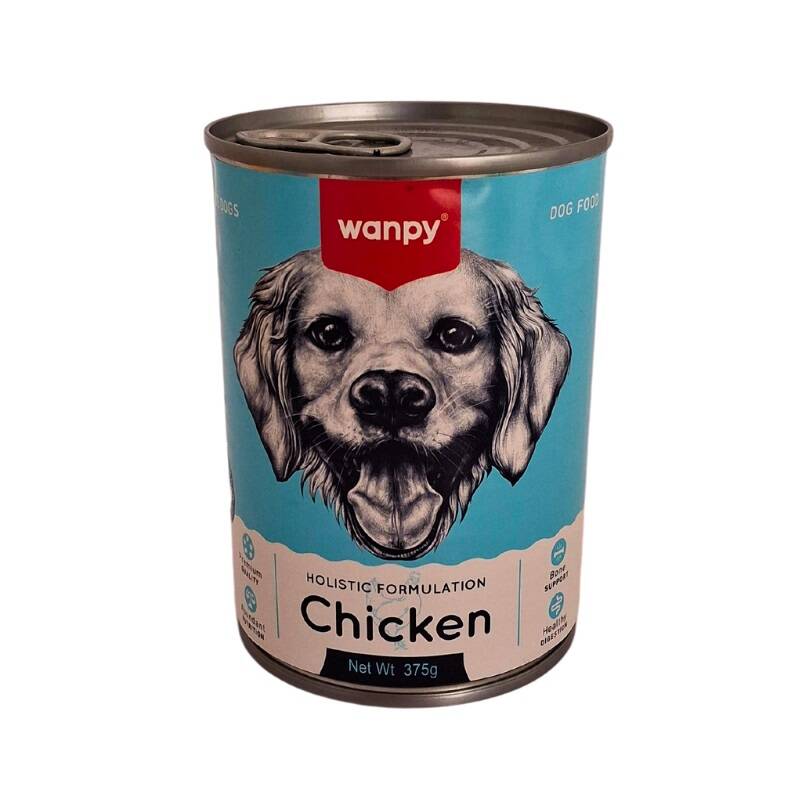 کنسرو سگ طعم مرغ برند Wanpy ونپی