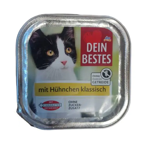 ووم کاسه ای گربه با طعم مرغ کلاسیک برند دین بستیس