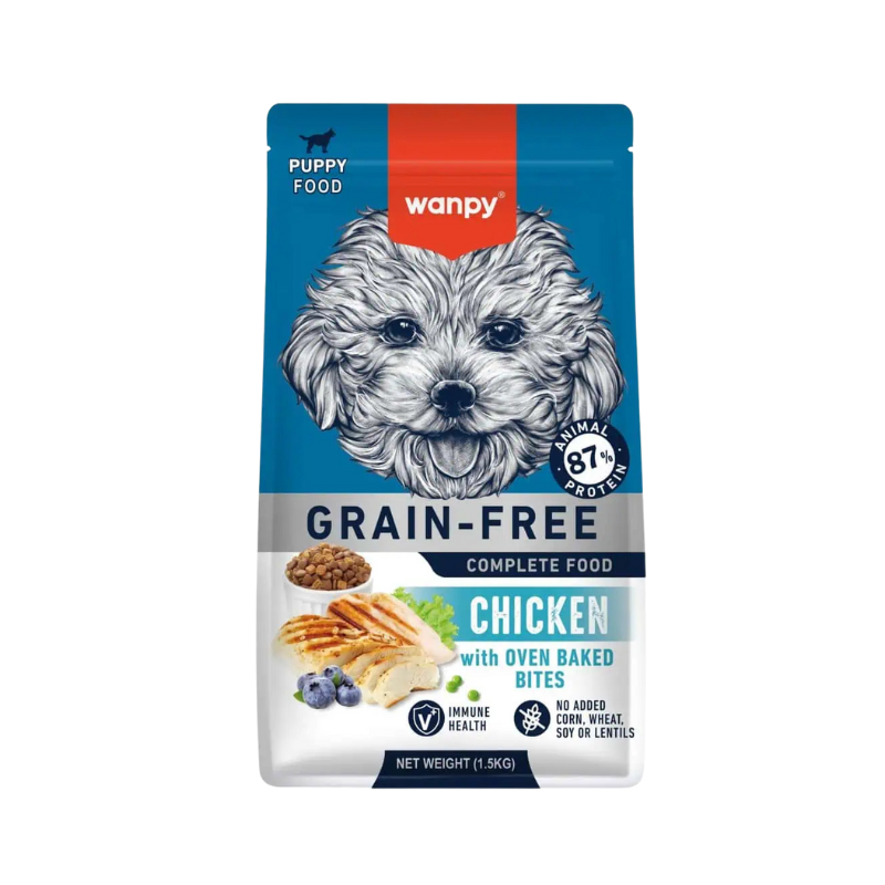 غذای خشک  پاپی مرغ و بلوبری برند ونپی