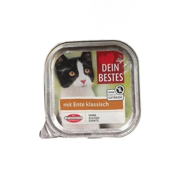 ووم کاسه ای گربه با طعم اردک کلاسیک برند دین بستیس