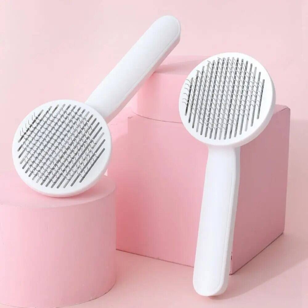 برس با دکمه تخلیه طرح گربه