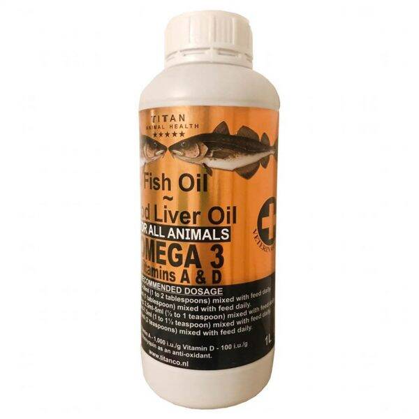 روغن ماهی سگ و گربه برند تایتان