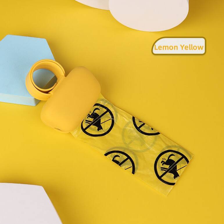 جا کیسه مدفوع سگ سیلیکونی رنگی مدل ساعت مچی