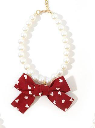 قلاده مروارید دار رز پت