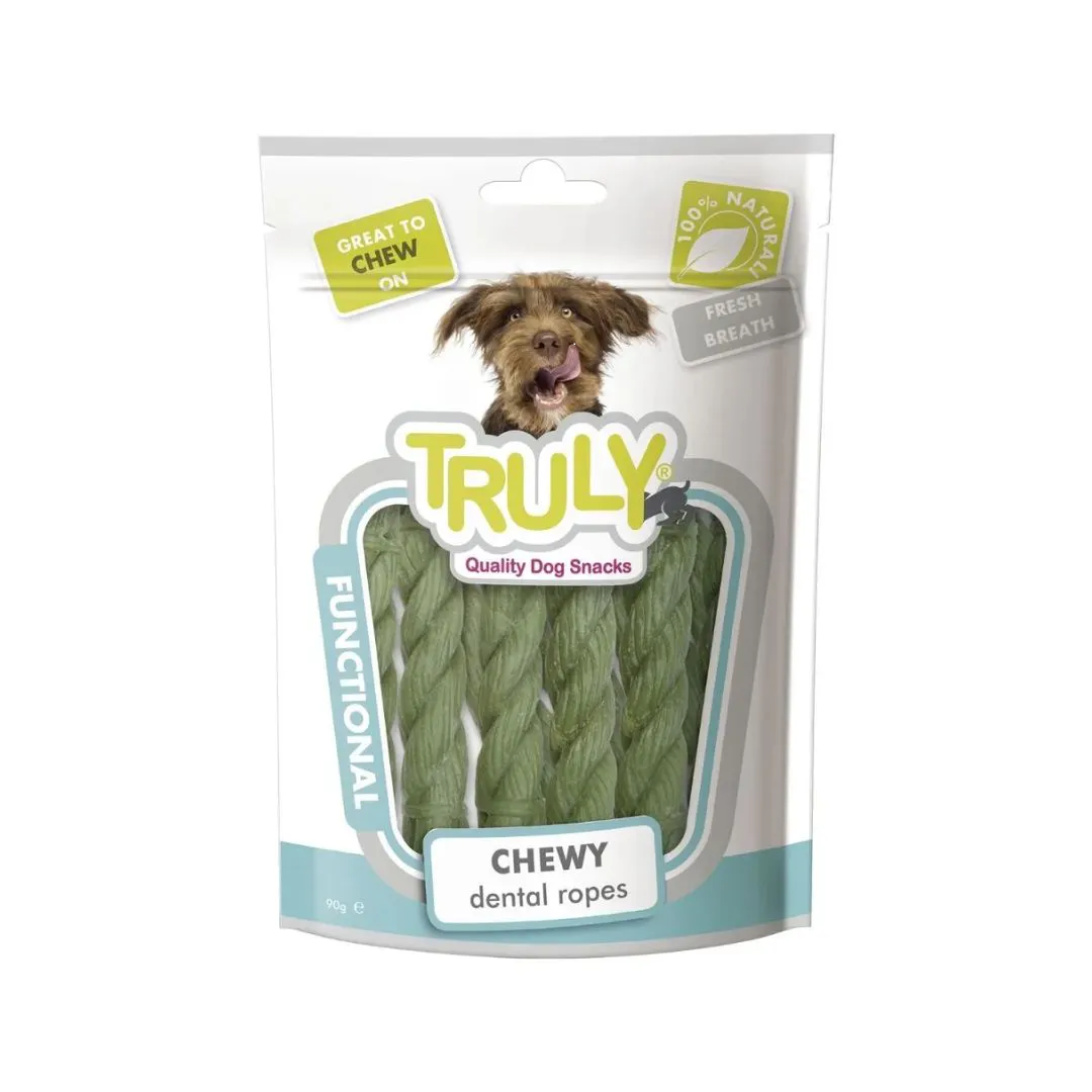 تشویقی سگ طناب جویدنی دنتال برند ترولی