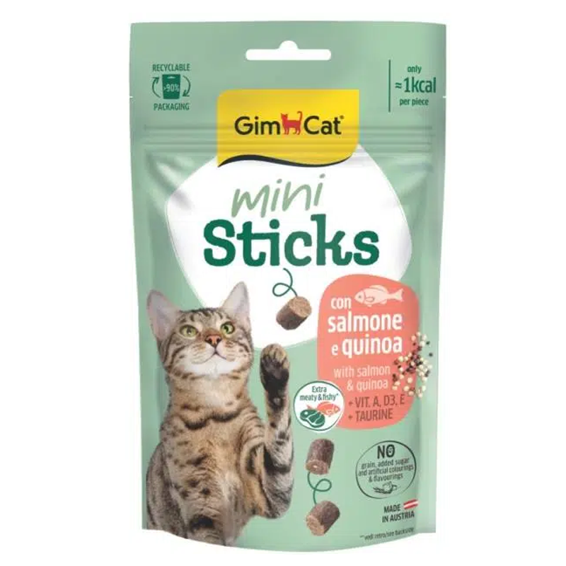 مینی استیک طعم سالمون و کینوا برند جیم کت