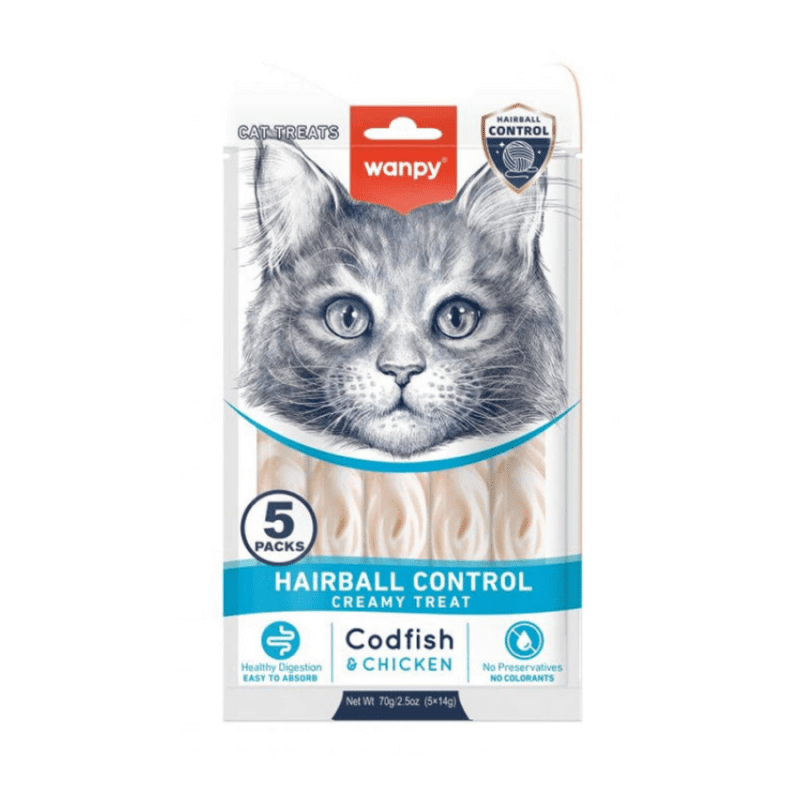 بستنی درمانی گربه ونپی مخصوص دفع گلوله مویی