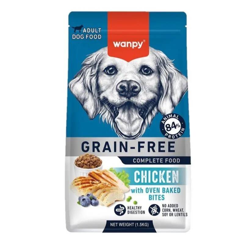 غذای خشک ونپی سگ بالغ مرغ  بلوبری