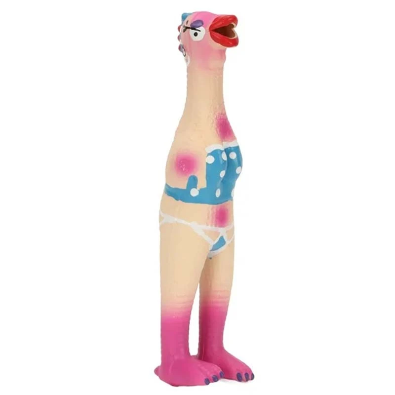 عروسک  مرغ لاتکس برند داگ تویز