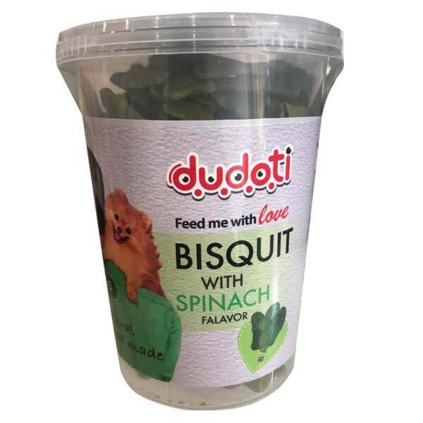 تشویقی بیسکوییت  DUDOTI با طعم اسفناج
