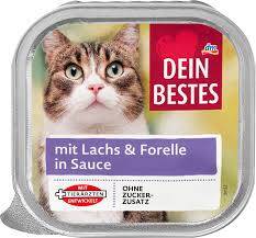 ووم کاسه ای   دین بستس گربه حاوی ماهی سالمون و قزل آلا در سس