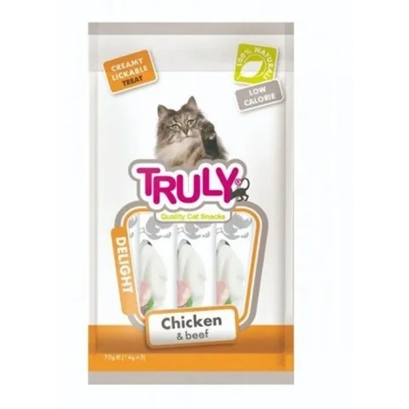 بستنی گربه با طعم مرغ و گوشت گاو برند ترولی