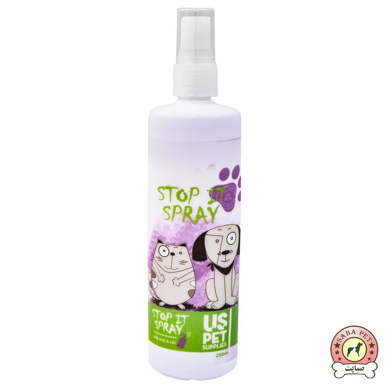 اسپری استاپر سگ و گربه 250 میل USPet