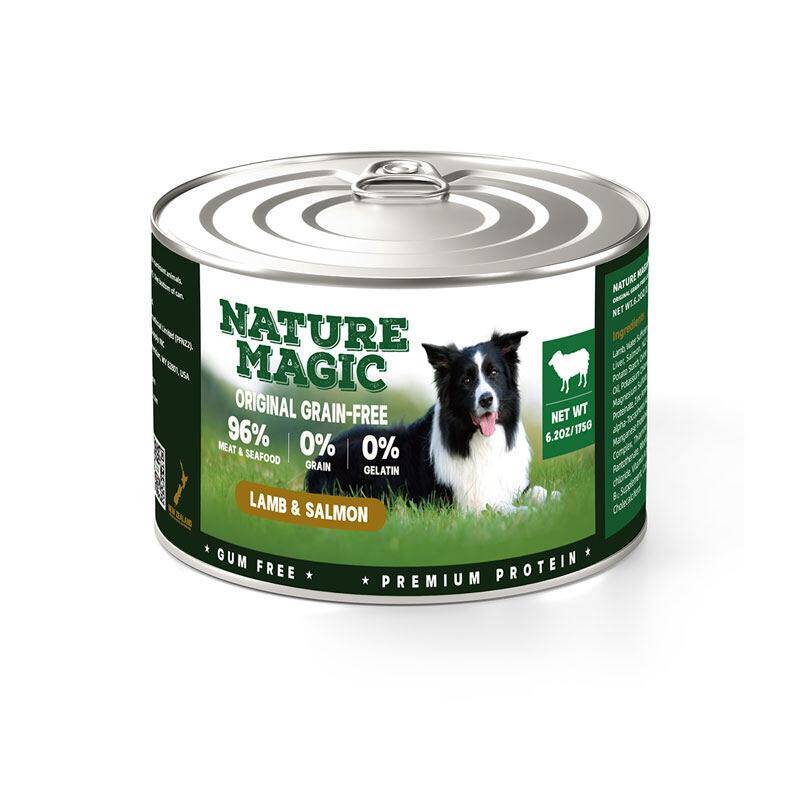کنسرو سگ برند نیچر مجیک با طعم بره و سالمون