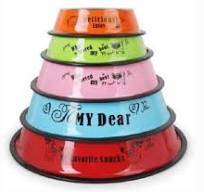 ظرف استیل رنگی سایز 22