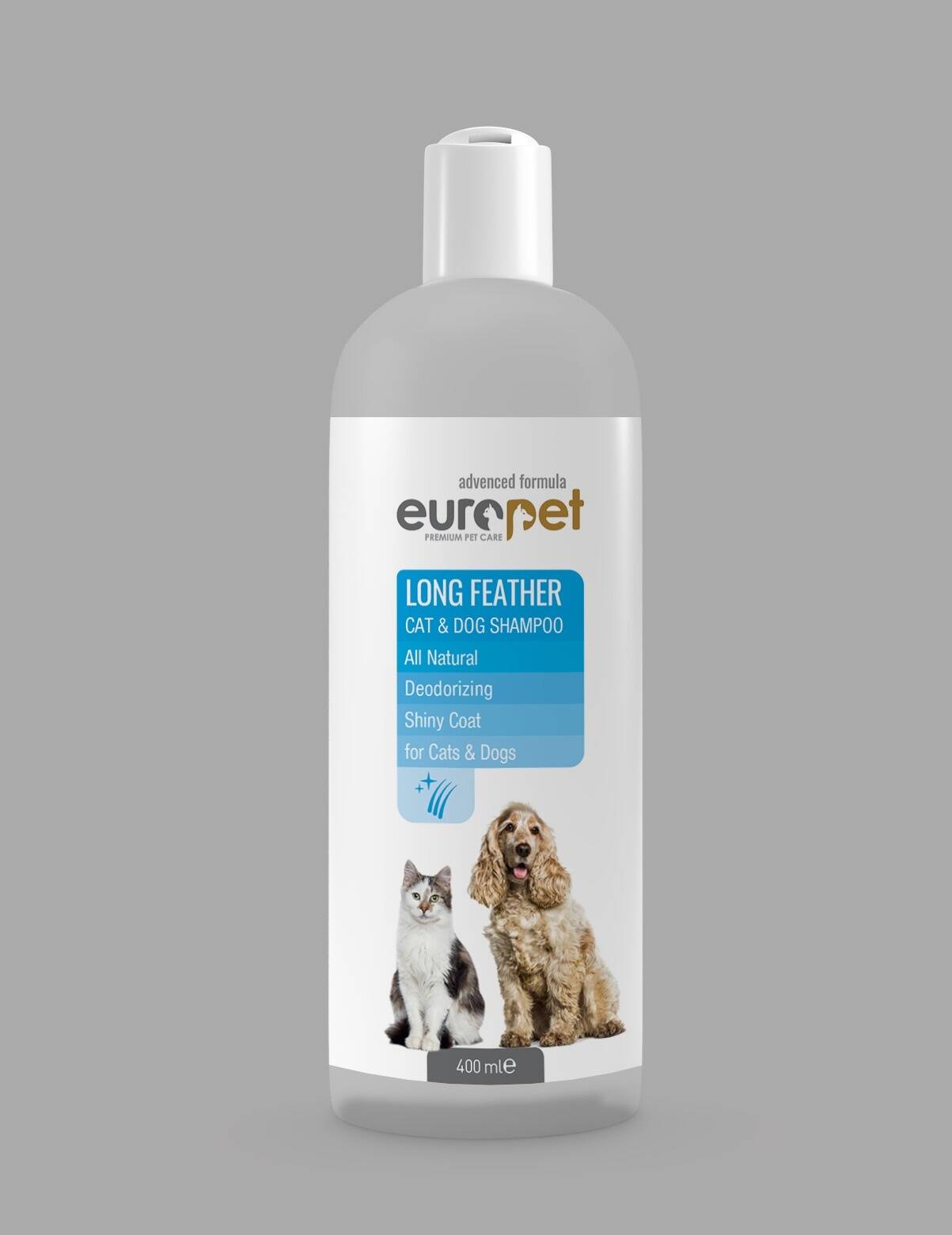 شامپو مخصوص موهای بلند سگ و گربه یورو پت