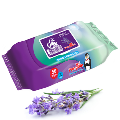 دستمال مرطوب مخصوص حیوانات خانگی پاکتی مستر پنگوئن