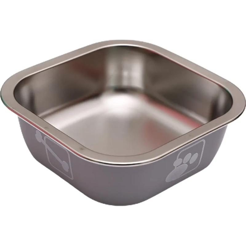 ظرف استیل رنگی مربعی