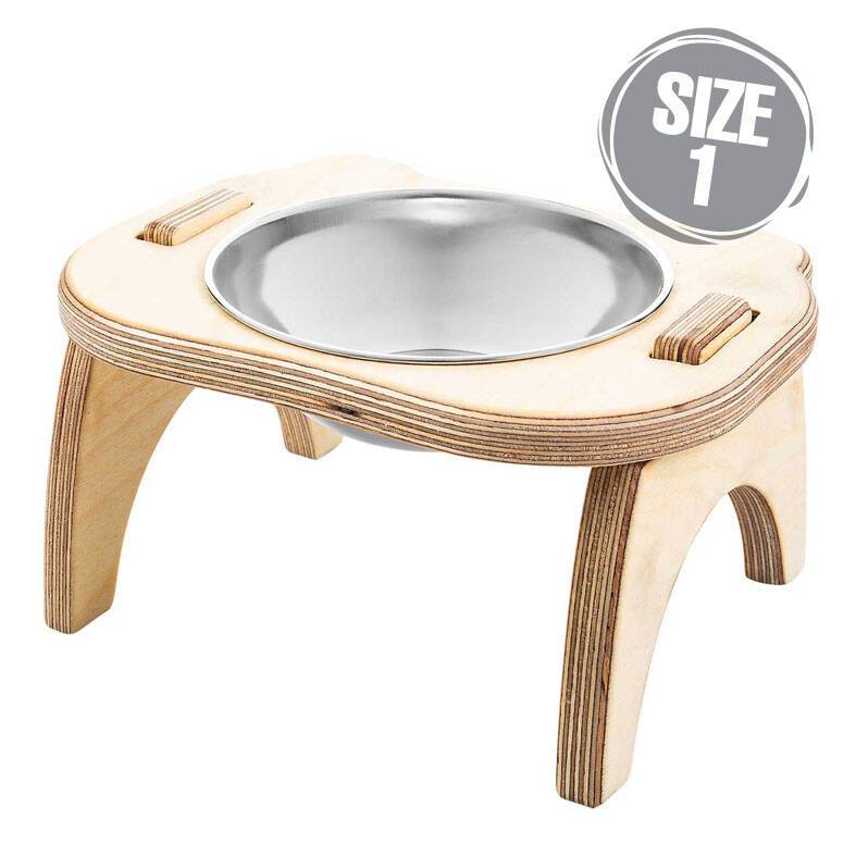 ظرف غذای کامپلای وود مدل پلاتو برند نینا پت