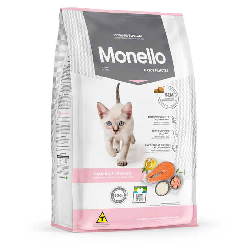 غذای کیتن با طعم سالمون و مرغ برند مونلو