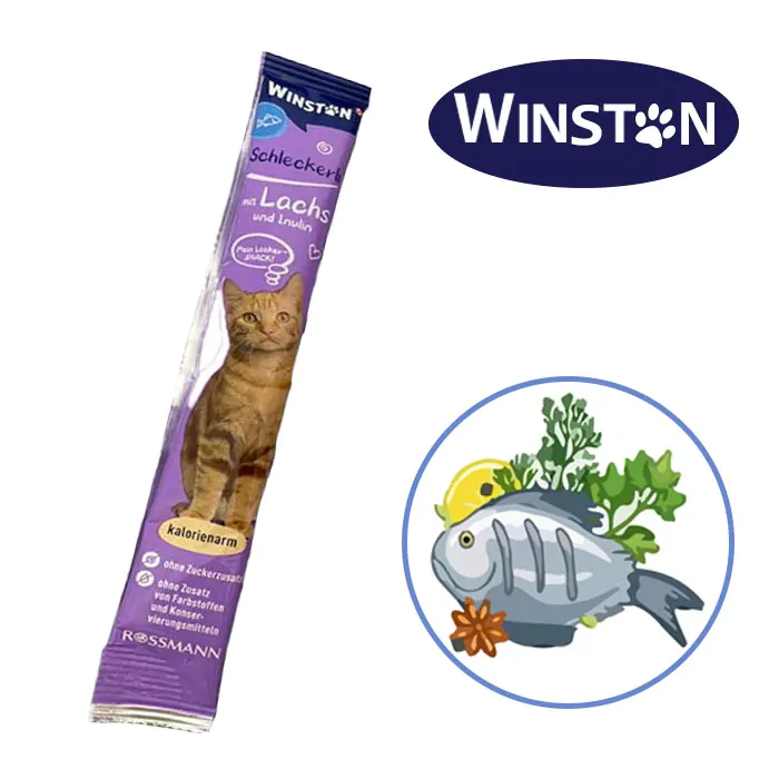 بستنی گربه با طعم ماهی  و اینولین برند وینستون