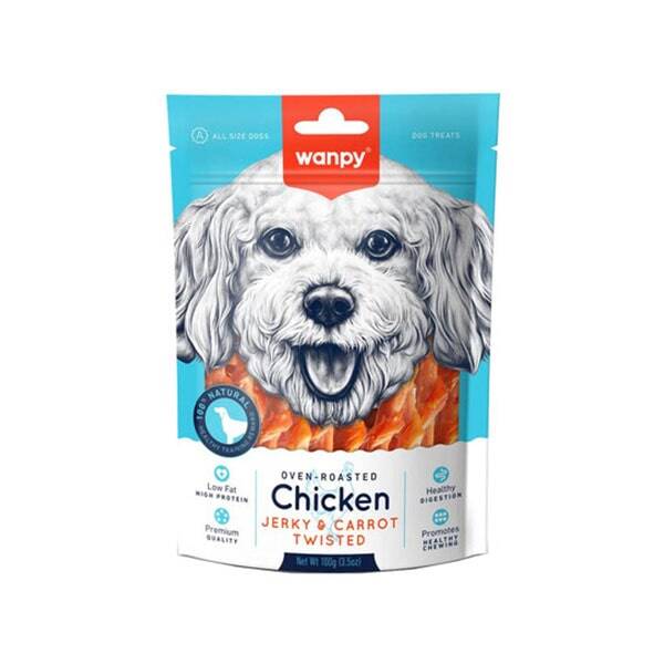 تشویقی مرغ کبابی و چوب‌های هویج ونپی