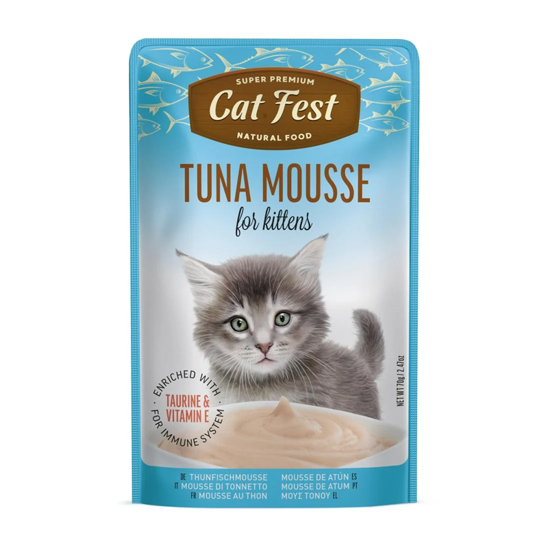 موس بچه گربه با طعم تن برند کت فست