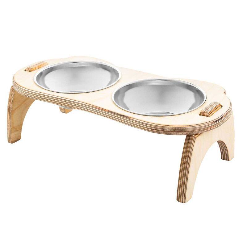 ظرف غذای کامپلای وود مدل پلاتو برند نینا پت