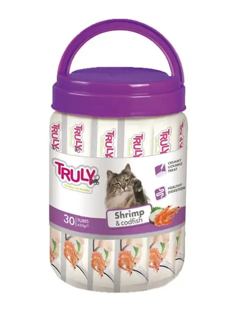 بستنی گربه میگو و ماهی کاد برند ترولی