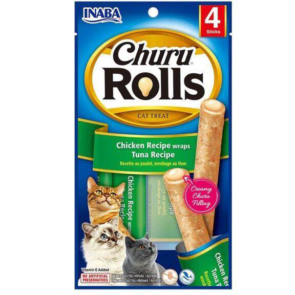 بستنی گربه 4 عددی چورو رولز برند اینابا