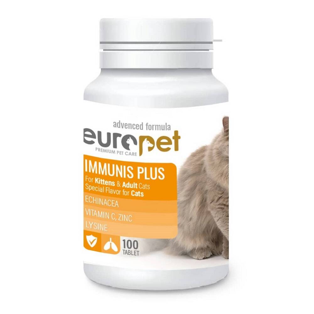 قرص تقویت سیستم ایمنی گربه برند یوروپت