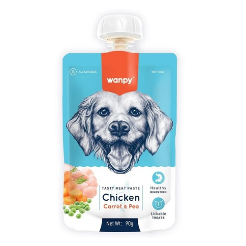 پودینگ سگ ونپی طعم گوشت مرغ و هویج و کدو