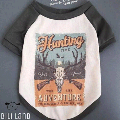 تیشرت طرح ادونچر مخصوص سگ و گربه برند بیلی لند