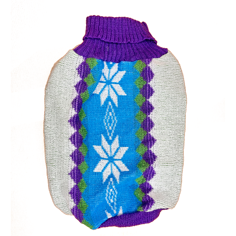 پولیور یقه اسکی با طرح زمستان