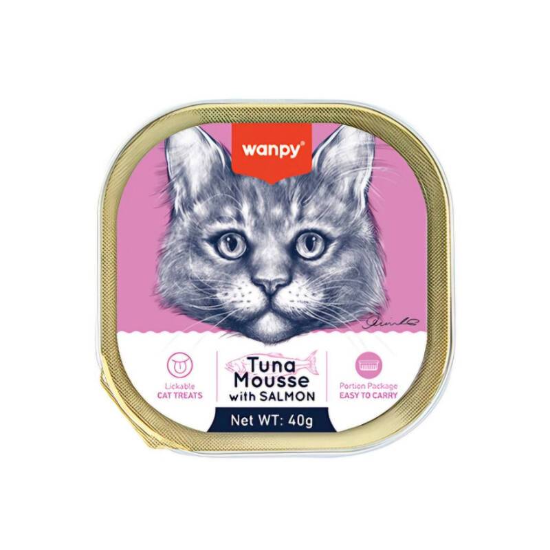ووم گربه ونپی با طعم ماهی تن و سالمون