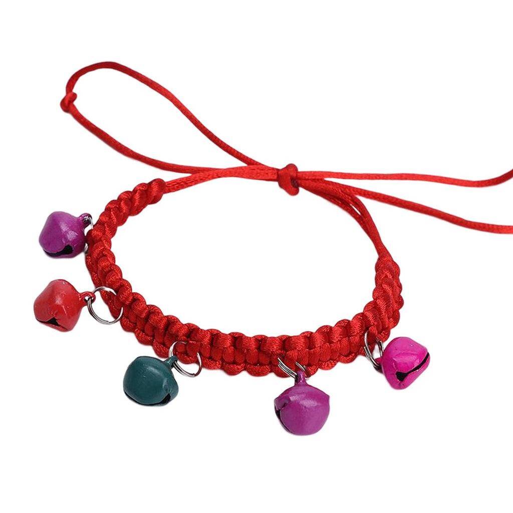 قلاده گردنی زنگوله دار دستبافت رز پت