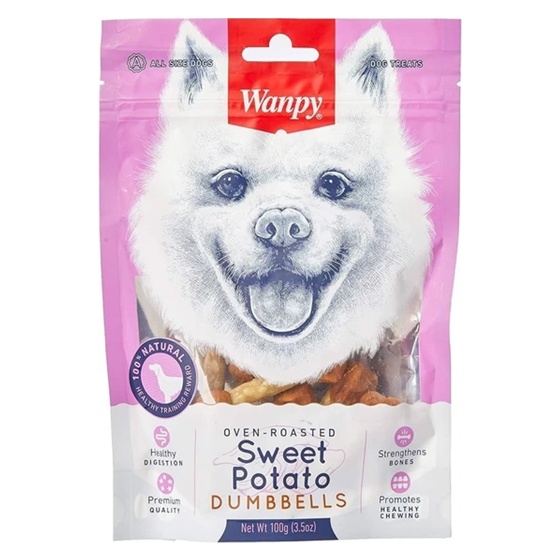 تشویقی دمبلی سگ با طعم سیب زمینی شیرین ونپی