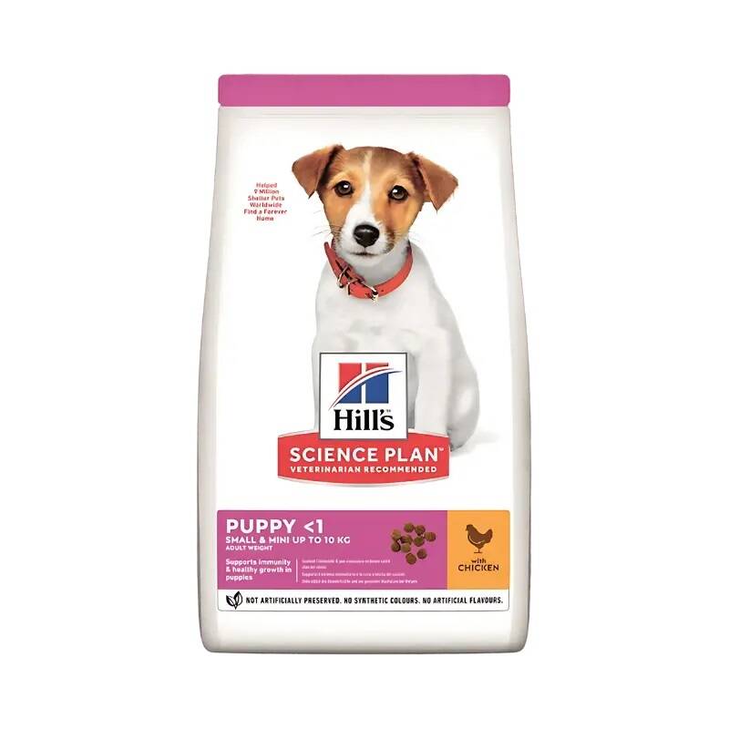 هیلز پاپیغذای خشک توله سگ نژاد کوچک هیلز با طعم مرغ