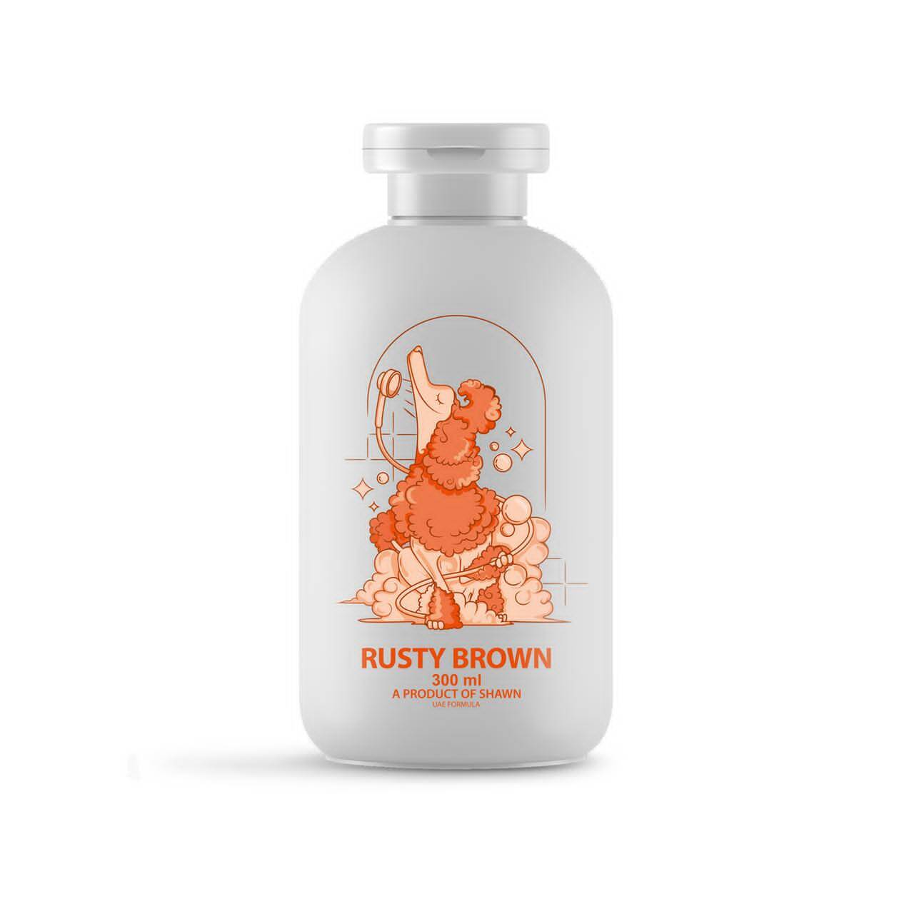 شامپو سگ با موی قهوه برند شاون